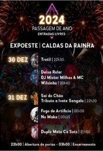 passagem de ano 23 24 caldas da rainha