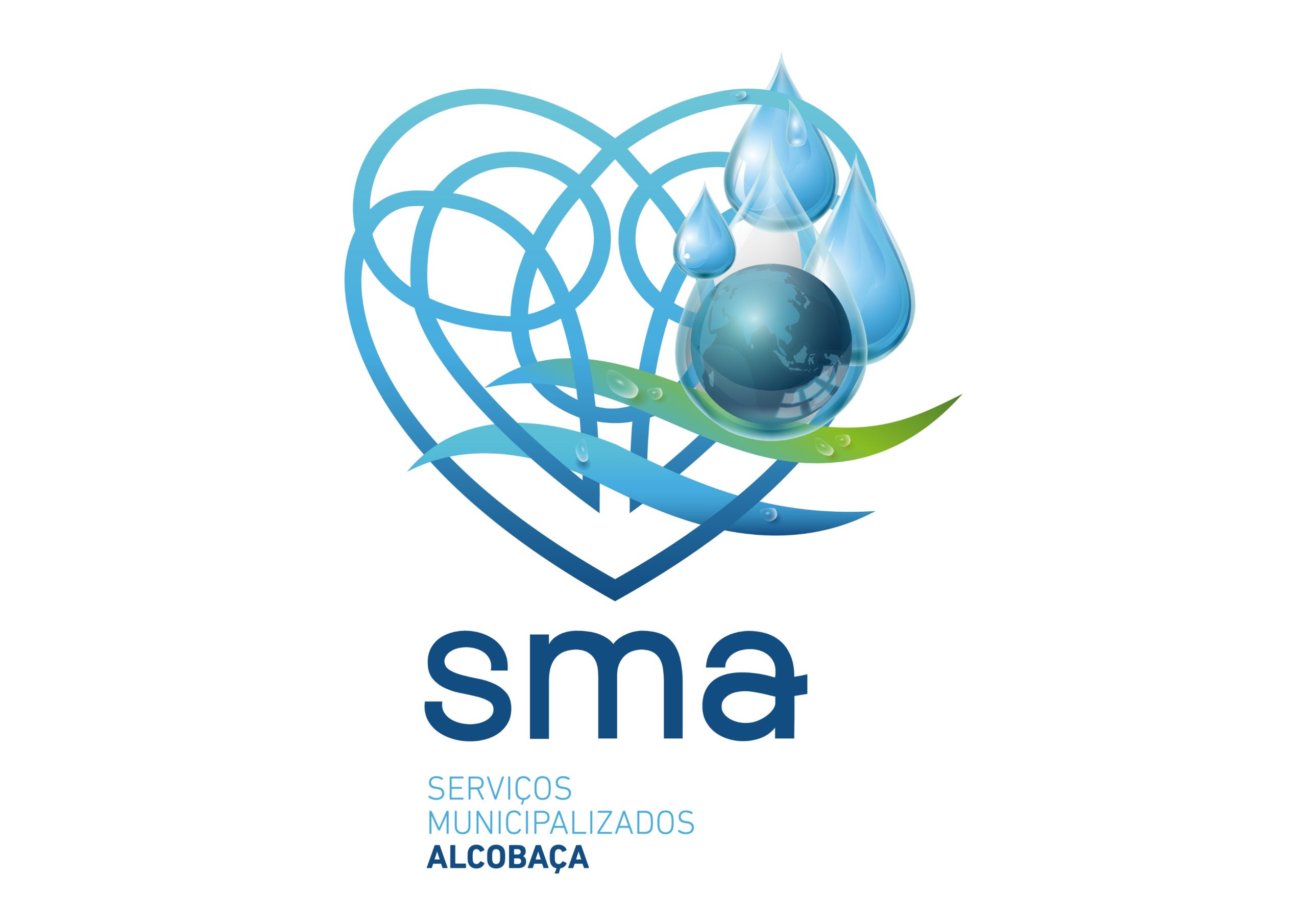 novo logotipo serviços municipalizados de Alcobaça