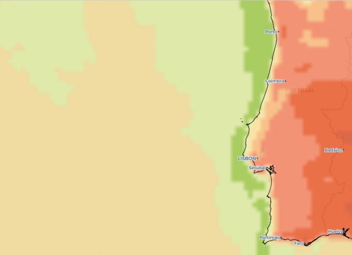 temperaturas, alerta amarelo litoral oeste