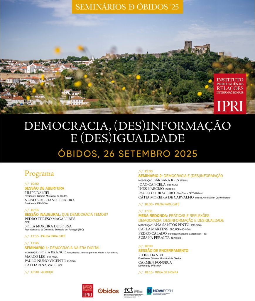 Programa Seminários Óbidos 2025